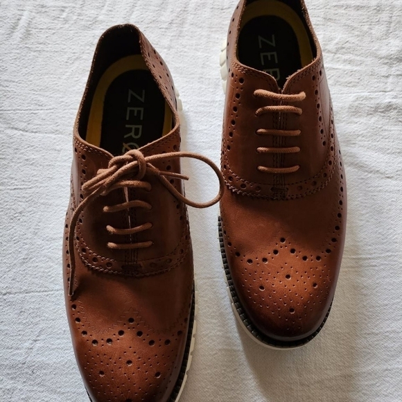 Cole Haan ZeroGrand Wing‎ Oxford British Tan Sz. 8 Shoes main image 5